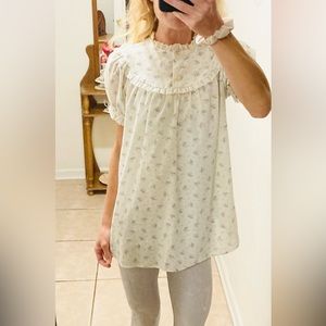 Vintage 1970’s/1980’s Lanz Of Salzburg blouse.          Size L/XL